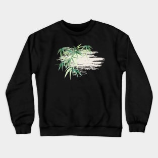 Palm Leaf Splash Crewneck Sweatshirt